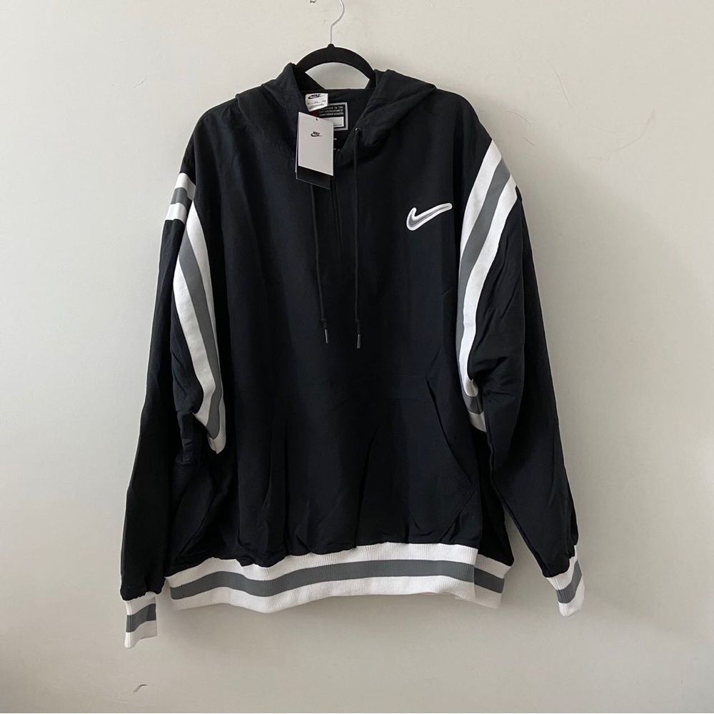 Men’s Nike Authentics Oversize Half Zip Nylon Hoodie Size XXL FD5918